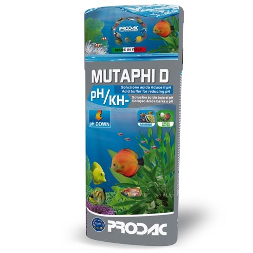 Prodac Mutaphi D 500 mL.  Reductor de PH en estanques y acuarios