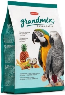 ▷ GrandMix Pappagalli 2kg - Comida para Papagayos, Cacatúas y Guacamayos
